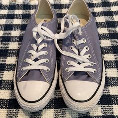 Never Worn Converse All Stars Sneakers Rubber Bottom Fabric Top Lace Up Closure Unisex Men Size 6 Women’s Size 8 Small Scuff Mark On The Right Side Color: Light Gray No Box Or Tag Purple Lace-up Canvas Shoes Casual Style, Purple Lace-up Casual Canvas Shoes, Casual Purple Lace-up Canvas Shoes, Converse Sports Sneakers, Casual Purple Converse Sneakers, Comfortable Lace-up Converse Sneakers, Converse Sneakers, Converse All Star, Converse Shoes