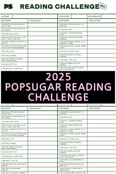 the popsugar reading challenge has been updated to help students learn how to read