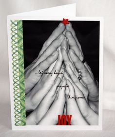 an image of hands holding each other with the word joy on it