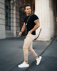 Updated Closet, Summer Men Outfit, Stylish Mens Suits, Fashion Models Men, Casual Chinos, Mens Fashion Streetwear, Best Poses For Men