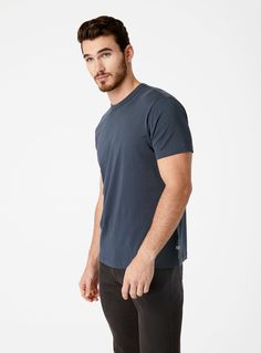 The premium SUPIMA® cotton fabric ensures superior comfort of this classic updated for today's demands. Basic Washed Black Cotton T-shirt, Sporty Washed Cotton T-shirt, Denim Accessories, Supima Cotton, Tumble Dryer, Lifestyle Brands, Denim Women, New Product, White Undershirt