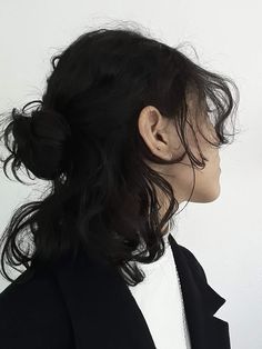 Long Messy Hair, Black Hair Boy, Black Hair Aesthetic, Boys Long Hairstyles, A Love Story, Long Black Hair, Hair Reference, Long Hair Styles Men, The Quiet