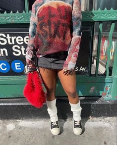 Y2k Fashion Early 2000s Celebrity, Graphic Sweatshirt Outfit Black Women, Red Shirt Outfit Black Women, Vacation Outfits Black Women Modest, Sweatshirt And Skirt Outfit Black Women, Hoodie And Skirt Outfits Black Women, Destroy Lonely Outfits Women, Sza Inspo Outfits, Sweater And Skirt Outfit Black Women