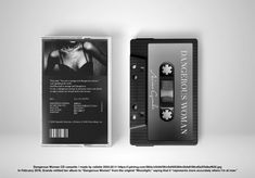 an old black and white cassette with the label on it that says dangerous storys