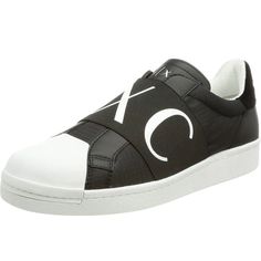 New In Box Armani Exchange Skeakers Modern Slip-on Sneakers With Logo, Armani Shoes Mens, Black Synthetic Sneakers With Logo, Leather Slip-on Sneakers With Logo, Black Logo Slip-on Sneakers, Black Slip-on Sneakers With Logo, Armani Exchange Shoes, Armani Exchange Men Watches, Armani Exchange Watch