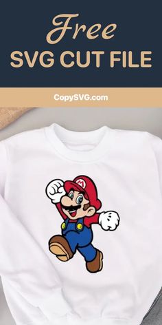 Mario Svg Free Cut File For Cricut SVG: Jump into the world of gaming with our Mario SVGs. Perfect for fans of the iconic game, themed parties, and custom gear. Click on the link to bring the Super Mario adventure to your projects!