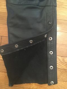 "Fabulous high waist leather pants with attached belt, two velcro hip pockets and one back pocket. In great vintage condition, slight scuffs here and there, leather is supple. Made in the 1980s by HeinGericke for Harley Davidson. Fully lined in nylon Waist 27-29\" Hips 40\" Rise 12\" Leg length 29\" Leg thickness 10\" across(20\") Vintage garments have been previously worn and lovingly cared for, they may however have a blemish or two. Here at MadelonVintage, I try my very best to note all the d Leather Motorcycle Pants, Pants With Belt, Motorcycle Pants, Womens Pants, Beautiful Skirts, Wool Dress, Blue Wool, Green Cotton, Bell Bottoms