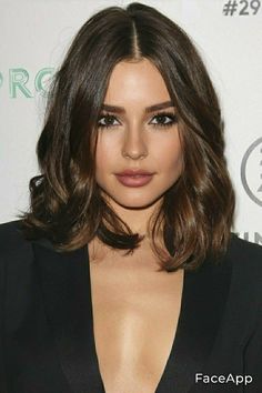 Cheryl Cole Short Hair, Types Of Makeup Styles, Brown Long Bob, Fine Hair Styles, Brunette Bob Haircut, Hair Dye Color Ideas, Short Dark Brown Hair, Fine Hair Styles For Women, Short Dark Hair