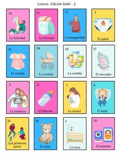 Mexican Babies, Loteria Cards, Cards Game, Bingo, No Se, Party Games