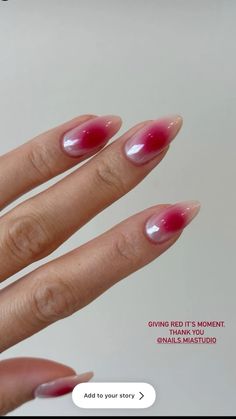 Red Aura Nails, Wife Nails, Red Aura, Nails Collection, Aura Nails, Cute Nails For Fall, Casual Nails, Pretty Gel Nails, Mob Wife