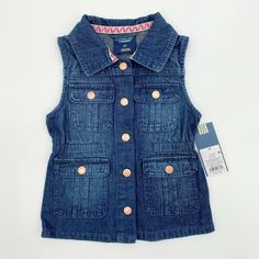 New with tags Girls size 2T, measurements shown in last photo Toddler Fur Vest, Boys Winter Vest, Blue Jean Jacket Outfits, Kids Puffer Vest, Winter Puffer Vest, Baby Boy Vest, Fluffy Vest, Toddler Vest, Vest Denim