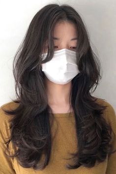 Korean Wavy Hair, Wolfcut Hair Long, Thick Wavy Hair, Hair Inspiration Long, Korean Hair, 얼굴 그리기, Hairstyles For Layered Hair, Trendy Hairstyle, Haircuts For Wavy Hair