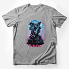 Cool Cyberpunk Hacker Dog T-Shirt, Neon Cyber Dog Tee, Graphic Tee for Tech Lovers, Unisex Apparel Male T-Shirt Custom graphic T-Shirt.Customize your color Cyberpunk Hacker, Cyberpunk Tshirt, Relaxed Fit Techwear T-shirt With Graphic Print, Cyberpunk Black T-shirt For Streetwear, Techwear Graphic Print Short Sleeve T-shirt, Cyberpunk Graphic Print Crew Neck T-shirt, Dogs Tee, Dog T Shirt, Dog Tshirt