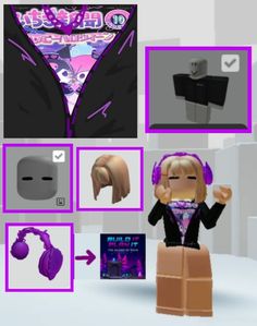 ❤�🧡💛💚💙💜 Purple Avatar, Toca Life World Aesthetic Pfp, Kawaii App, Avatar Roblox, Roblox Animation