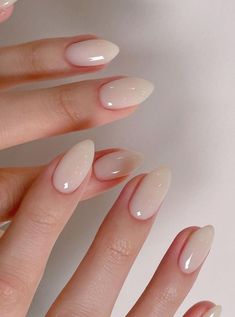 Elevate your nail game with milky white nails! This K-beauty favorite is the perfect balance of simplicity and sophistication. #bridal #nail #ideas Old Money Nails, Money Nails, Colorful Nails, Soft Nails, Neutral Nails