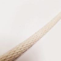 a close up of a white rope on a white background