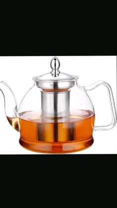 HIWARE 1000ml Glass Teapot with Removable Infuser, Stovetop Safe Tea Kettle, Blooming and Loose Leaf Tea Maker Set#amazon Blooming Tea, Tea Maker, Glass Teapot, Pill Organizer, Electric Stove, Loose Tea, Loose Leaf Tea