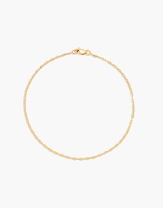 Handcrafted and made to last a lifetime, founder Jennie Yoon's sleek, sculptural jewelry are modern heirlooms. It's all in the details. Crafted from solid 14k gold, the Mariner Chain features symmetrical oval shaped links—a new addition to your everyday uniform.14k solid gold.Weight: 0.7g.Thickness:  1mm.Lobster clasp.Made in the USA.This description was written by Kinn. French Wardrobe Essentials, Classy Wardrobe, Everyday Uniform, Sculptural Jewelry, Build A Wardrobe, Gold Bracelet Chain, Rolo Chain, Dream Jewelry, Delicate Bracelet