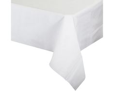 a white tablecloth on a white background