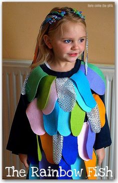 Rainbow Fish Costume, World Book Day Costume Ideas, World Book Day Costume, Book Characters Dress Up, World Book Day Ideas, Book Character Day, Character Dress Up, Fish Costume