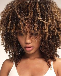 25 Vibrant Curly Hair Color Ideas for a Stunning Makeover Afro Hair Color, Deep Conditioner For Natural Hair, Curly Fro, Natural Hair Treatments, Tapered Natural Hair