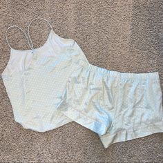 Victoria’s Secret Satin Pj Cami Short Set Polka Dot Light Teal Blue White Size Medium Large Brand New, No Tags Measurements In Photos Color: Very Light Teal Blue With Pink Piping Top: Size Medium, Cami Bottom: Size Large, Shorts, Elastic Waistband From No Pet No Smoke House Polka Dot Sleepwear For Summer Pajama Party, Summer Polka Dot Sleepwear For Pajama Party, Polka Dot Sleepwear For Pajama Party In Summer, Polka Dot Summer Sleepwear, Wear Pearls, Light Teal, Tiffany Blue, Short Set, Pj Sets