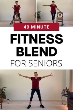 gentle workouts for seniors 40 Minute Workout, Light Workouts, Stretch Workout, Dumbell Workout, Heart Pumping, Home Exercise Routines, Balance Exercises