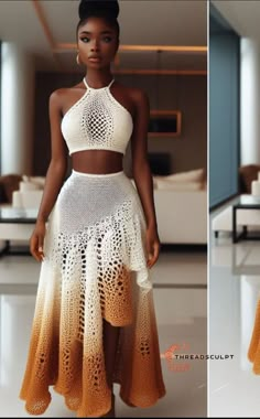 Dress For Brunch, Most Creative Halloween Costumes, Crochet Sweater Dress, Cato Fashion, High Fashion Dresses, African Inspired Clothing