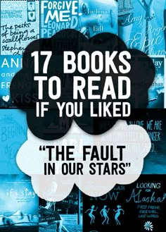 the fault in our stars book cover with an image of a cloud above it that reads 17 books to read if you liked