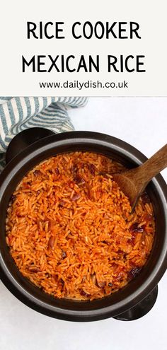 Rice Cooker Mexican Rice Side Dish For Enchiladas, Side Dish For Tacos, Rice Cooker Mexican Rice, Vegan Enchilada Casserole, Authentic Mexican Rice, Taco Side Dishes, Best Rice Cooker, Vegan Pulled Pork