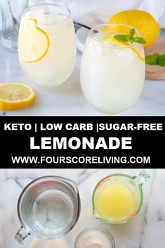 lemonade is the best way to make this low carb sugar - free drink