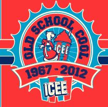 an old school logo for ice cream