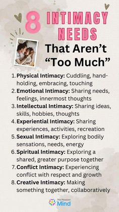 Forms Of Intimacy, Dating Relationship Advice, Physical Intimacy