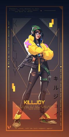 Killjoy Valorant Wallpaper, Valorant Wallpaper, Killjoy Valorant, Valorant Killjoy, 1080p Anime Wallpaper, Band Wallpapers, Architecture Concept Drawings, Character Sketches, Concept Art Character