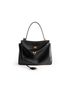 Balenciaga Rodeo Medium Handbag in Black | Lyst Black Rodeo, Medium Handbags, Balenciaga Black, Rodeo, Balenciaga, Handbags, Black