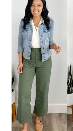 Linen Pants Work, Casual Work Style, Teacher Attire, Walmart Outfits, Olive Style, Olive Jeans, Stylish Outfits For Women Over 50, Cute Work Outfits, Office Wardrobe