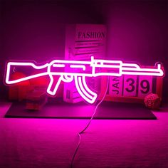 #NeonSigns #BrightIdeas #NeonSignNames #NeonInspiration #NeonRoom #RoomDecor Chic Home Decor, Led Neon Signs, Chicago Illinois, Led Neon, Store Fronts, Illinois, Light Up, Custom Made, Diy Projects