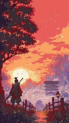 do you like this post Pixel Art Lockscreen, Pixel Art Scenery, Japanese Pixel Art, Pixel Art Japanese, Arts Wallpapers, Japanese Wallpapers, Landscape Wallpapers, Art Scenery, Pixel Art Background