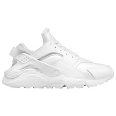 Originally released in 1991, the lightweight, curve-lasted Nike Air Huarache was originally created for the runner who seeks lightweight cushioning, making it perfect for the streets of today. Mixed-material upper includes leather paneling, thermoplastic hardware, neoprene, and elastane for an ultra-comfortable and flexible fit.Dynamic Fit sleeve for a custom fit.Anatomically contoured Phylon™ midsole with heel and forefoot Air-Sole® cushioning units for maximum comfort.Waffle™ outsole with pate Nike Air Huarache Women, Huaraches Shoes, European Shoes, Nike Air Huarache, Air Huarache, Newest Jordans, How To Make Shoes, Nike Huarache, Adidas Tubular Defiant