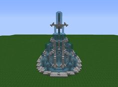 Garden Minecraft, Minecraft Fountain, Villa Minecraft, Construction Minecraft, Minecraft Kingdom, Minecraft Garden, Minecraft Idea, Mine Minecraft, Minecraft Statues