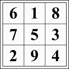 the numbers are arranged in squares to make it look like they have been placed on top of each other