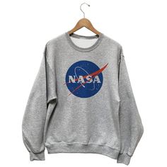 NASA Sweatshirt - Grey Meatball Sweatshirt - NASA Shirt - Space Tshirts S, M, L, XL, 2XL Nasa Sweatshirt, Nasa Shirt, Grey Sweatshirt, Sweater Weather, Astronomy, Nasa, Unisex Sweatshirt, Cool Shirts, Gender Neutral