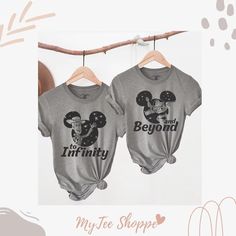 To Infinity and Beyond Best Friends Buzz and Woody Magic - Etsy Couples Disney Shirts, Buzz And Woody, Disney Best Friends, Disney Couple Shirts, Disney Trip Shirts, Woody And Buzz, Sulphur Springs, Best Friend Outfits, Couple Tees