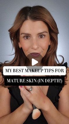 Kate | Makeup Tips on Instagram: "Friends, I tried shortening this video, but I just couldn't.  I really wanted to share the full version with you all without cutting pieces out, so if you have mature skin and you're no longer loving the way your makeup looks, please give this a watch. It's almost 5 min long, but I packed it full of as much value as I could. ❤️❤️  Products Used: Comment LINK for the direct link to all of the products  @elfcosmetics Putty Primer  @onesize Secure the Glow Primer  @rephr.to Brushes 37 and 05 @thebkbeauty Brush 111 and N15 @kjh.brand Super Shine Serum  @nudestix Cream Blush in Bohemian Rose  seint Cream Bronzer in Tanlines  seint Main Highlight Shade June @raviebeauty Lipstick in the shade Dhalia   #makeuproutine #makeuptips #beautytips #makeupformatureskin #b Makeup For Over 40 How To Apply, Makeup For 40 Plus, Over 40 Makeup Tips, Kate Makeup, Putty Primer, Blush Application, Simple Makeup Natural, Blusher Makeup