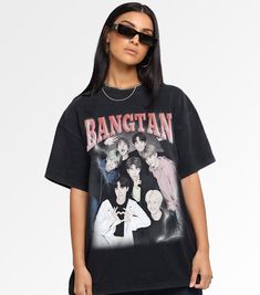 BTS Bangtan Tee   BlackBTS Bangtan Tee   BlackCould you please clarify which specific type of shirt you are referring to? Is it a dress shirt, t-shirt, button-up shirt, etc.? This will help me provide a more accurate and tailored description. Thank you! Black Kpop Crew Neck T-shirt, Black Kpop Letter Print Top, Black Kpop Tops With Letter Print, Black Kpop Summer Tops, Black Kpop Style Summer Top, Black Kpop Tops For Summer, Black Y2k Short Sleeve Shirt, Black Short Sleeve Y2k Shirt, Black Kpop Tops With Graphic Print