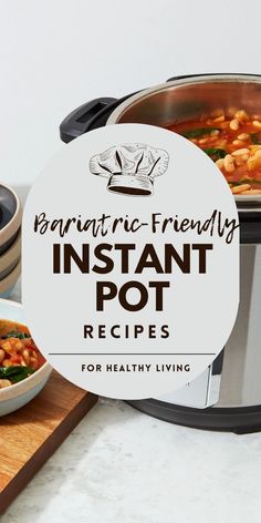 the instant pot recipe is ready to be cooked in an electric pressure cooker and served with