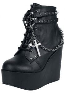 Demonia Poison 101 Ankle Boots Styl Goth, Emo Shoes, Goth Platform Boots, Goth Platforms, Goth Shoes, Goth Boots, Gothic Boots, Gothic Shoes, Punk Boots