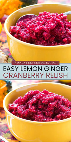 Try the perfect Thanksgiving side dish to impress! This Easy Lemon Ginger Cranberry Relish Recipe for Thanksgiving with pineapple juice, lemon zest, and cranberries is gluten free, vegan, and homemade. Perfect for turkey dinner or leftover turkey sandwiches. Save this easy Thanksgiving recipe now! Cranberry Relish Recipes Thanksgiving, Stuffing Cornbread, Canned Cranberry Sauce, Cornbread Stuffing, Cranberry Relish, Cranberry Sauce Recipe, Relish Recipes