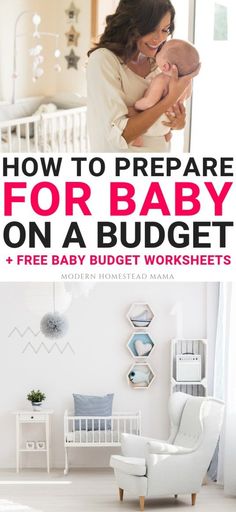 how to prepare for baby on a budget