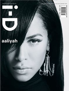 a magazine cover with an image of a woman's face and earrings on it